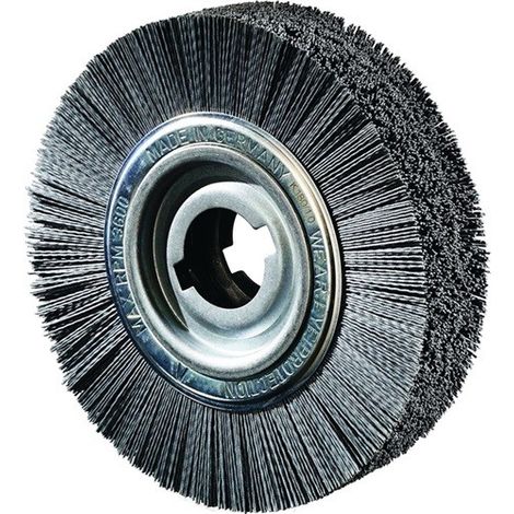 Cepillo Circular Diam. 250 Mm Grosor Del Alambre 1 Mm Sic Gr