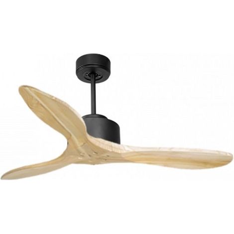 Modulo de KlassFan - Super destratificateur et ventilateur DC 106 cm Gris basalte pales bois clair sans Lumière  15 à 20 m² (1/5)