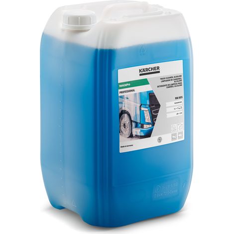 KARCHER Detergent pour Camions VehiclePro Alcalin RM 805 62955500, Bidon de 20 L, pH 13, pour Vehicules Utilitaires, Formule Concentree
