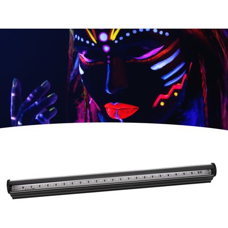 Schwarze LED-Lichtleiste, USB-UV-Röhre, Halloween-Dekorationen, Körperfarbe, Poster, Urintest (1/5)