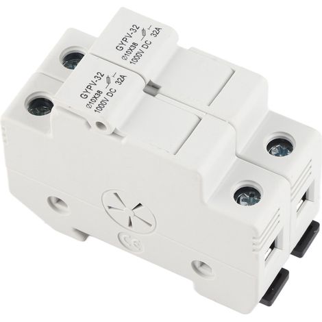 2P 32A PV-Sicherungshalter mit 2 x 20A Photovoltaik-Sicherungen, 1000VDC Stromerzeugungssystem (1/5)