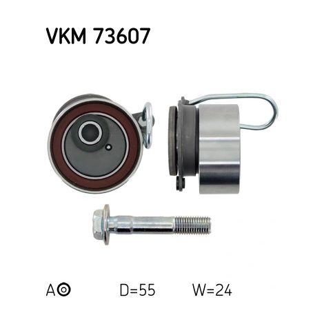Poulie de tension, courroie crantée SKF VKM 73607 HONDA 04145-PLC-305