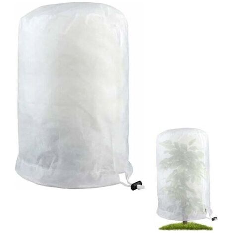 BUNTHAUS PA YMYNY Housses Hivernage pour Plantes, Housse D'hivernage, Housse de Protection pour Plante Non Tissée Protection Contre Le Gel des Plantes en Pots et Vegetaux (140 x 200CM) (1/5)