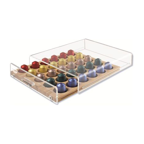 Macom 835 support de capsule de café Bois Transparent (1/5)
