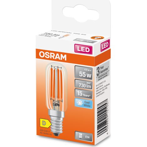 Tubo LED T26 E14 trasparente 55 W 4000 K OSRAM OSRAM (1/3)