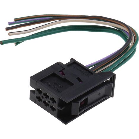 Connecteur de Faisceau de Câbles de Feu Arrière de Voiture Prise de Câblage de Faisceau de Feux Arrière à 6 Broches 11cm 6Q0937702 Compatible avec A1 2010-2018 Q3 2011-2018 Q5 (1/5)