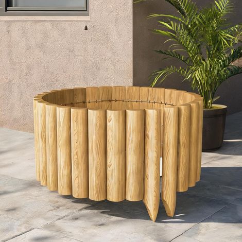 Clôture de jardin en madera de Abeto 176 x 2,7 x 38 cm (1/5)