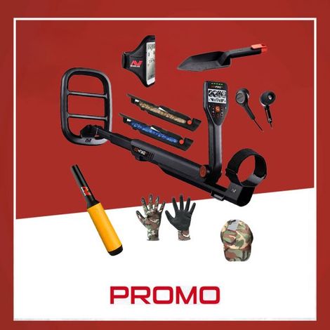 Minelab metal detector ripiegabile GO-FIND 66 + Pro find 15 (SALDI 2025)