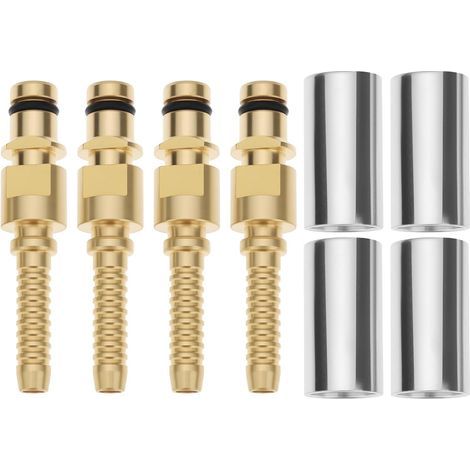 Lot de 4 adaptateurs de connecteur rapide de 6 mm compatibles avec les tuyaux de nettoyeur haute pression Karcher K2 à K7 (1/5)