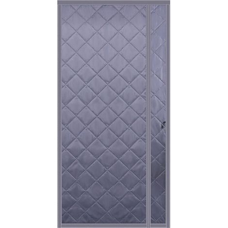 Rideau magnétique isolant thermique 90 x 210 cm Rideau thermique pour se protéger du froid Rideau coupe-vent et écoénergétique Adapté aux animaux domestiques Rideau thermique pour