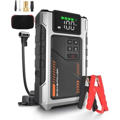 Booster batterie - Eigotrav - 6000A - Gonflage 150 PSI - Essence 7,5L / Diesel 6L