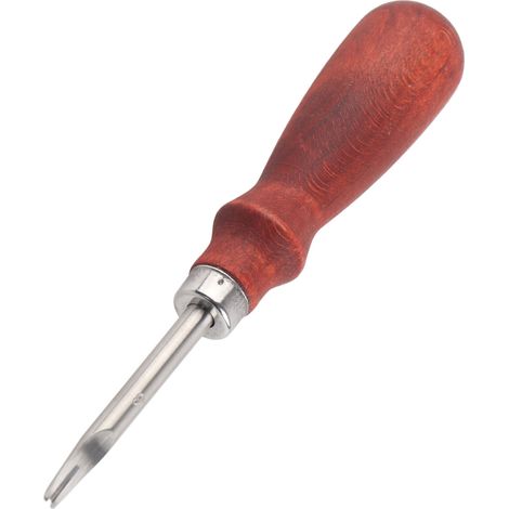 Lederkantenschneider 14 cm (5,5 Zoll) Lederkanten-Fasenmesser Trimmer Handgefertigtes DIY-Lederhandwerkswerkzeug 1,2 mm (1/5)