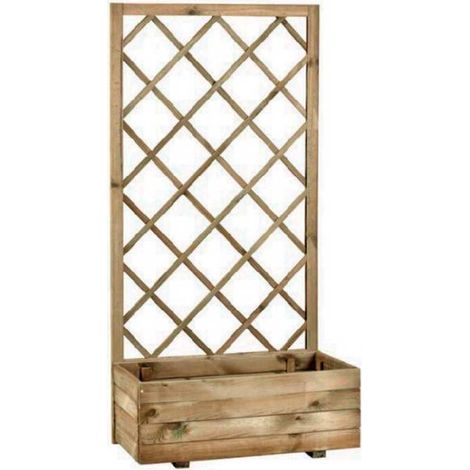 FIORIERA IMPREGN C/GRIGLIATO ECOFLORA 70X35X140CM