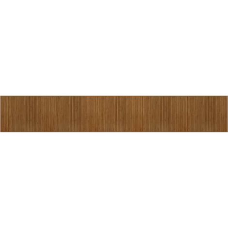 Tapis rectangulaire marron 80x1000 cm bambou (1/5)