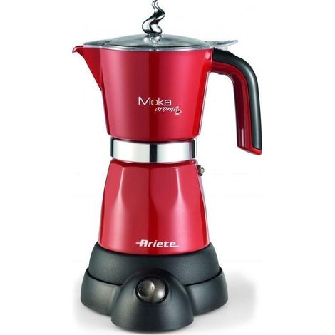 Ariete Mokina 1368/06 Macchina da caffè rossa 250 ml