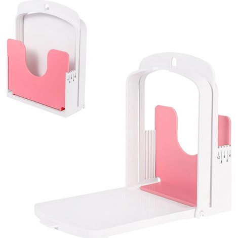 Trancheuse à pain artisanale avec indicateur d'épaisseur - 5 réglages, pliable et fixable au mur pour gagner de la place, idéale pour griller le pain et le fromage (1/5)