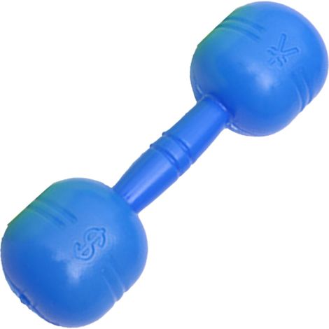 Haltères en plastique pour enfants, barres d'exercice sûres et amusantes, jouets de fitness sportif pour maternelle, bleu (1/5)
