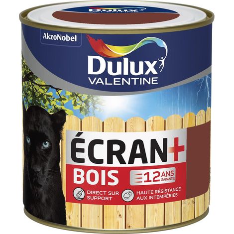Peinture Ecran+ Bois Satin Ton Bois (RAL 8015) 0,5 L - Dulux Valentine