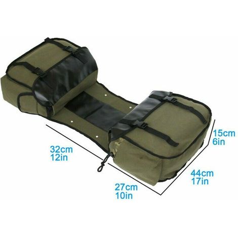Borsa da sella moto grande capacità - Sacchetto laterale viaggio impermeabile, accessori moto - Nero (1/3)