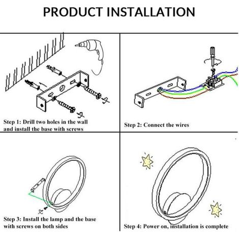 Applique Murale - LED 14 W - 3000 K - Aluminium Fer Forgé - Pour Chambre Salon Intérieur - 1 Pièce (1/5)