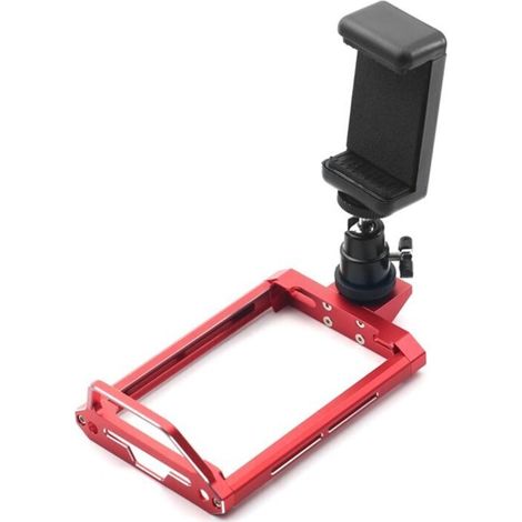 Marco de protección de transmisor en metal y soporte de teléfono para mando a distancia Noble NB4/Pro NB4+, rojo (1/4)