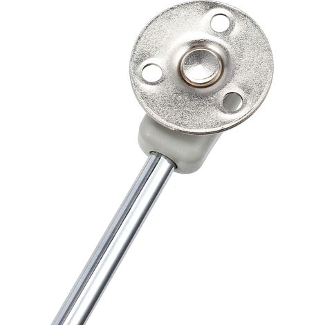 Set di 2 molle a gas 150 N - Cerniere per ante di mobili - A molla - Barra di supporto per mobili da cucina - Pressione 200 N (150 N argento) (1/4)