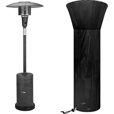 Couverture de Chauffe-Patio Housse pour parasol chauffant210D Bache de Protection pour Chauffage de Terrasse Extérieur Anti-Poussière/Vent (1/5)