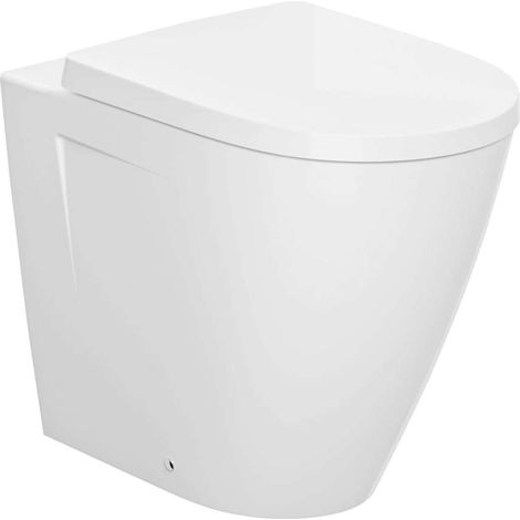 Jika Cubito Style - Inodoro de pie, desagüe Vario, sin reborde, blanco H8234210000001 (1/2)