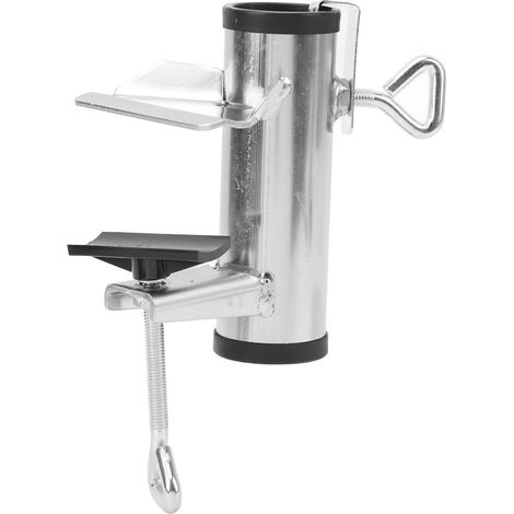 Support de parasol renforcé de 38 mm avec pince de fixation pour parasol de terrasse (1/5)