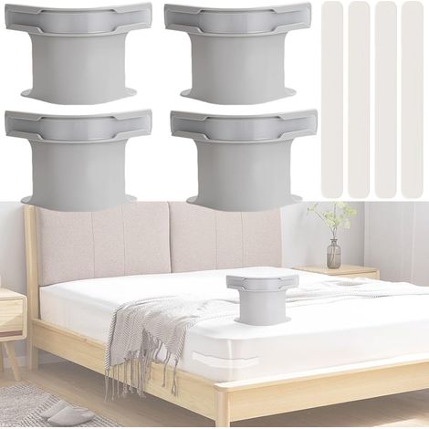 4er-Pack Bettlakenhalter mit Eckverriegelungsstreifen, Bettlakenklammern für alle Matratzengrößen, einfache Installation, feste Bettlakengreifer (1/5)