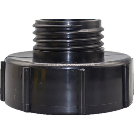 1 Adaptateur IBC S100x8 vers rducteur S60x6 filetage grossier avec couvercle Adaptateur de rservoir Adaptateur IBC Vanne de PZCC (1/4)