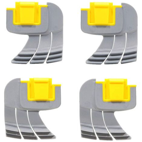 Brosse de nettoyage Cyclone Zodiac R0714400, lot de 4, compatible avec les nettoyeurs de piscine MX8 Elite, MX6 Elite et Maxx. Brosse de nettoyage Cyclone de rechange R0714400 pour Zodiac Pola (1/4)