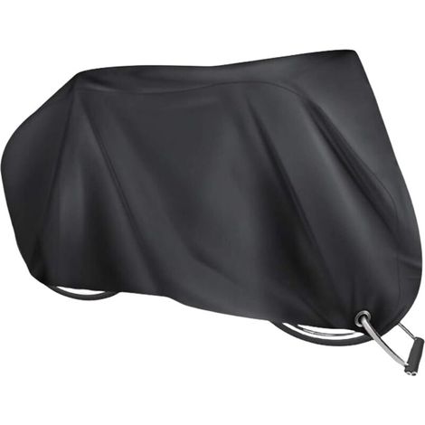 Cubierta para bicicleta 200x110x70cm Garaje para bicicletas con orificios para cerraduras Estándares Oxford de alta calidad Protección impermeable contra el polvo Lluvia Nieve UV (1/5)