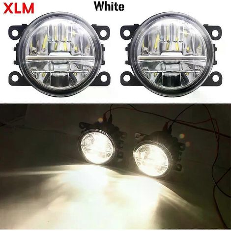 S'applique à 2 feux antibrouillard avant à LED pour Opel Astra GH 1998-2010 30W H11, feux de jour (DRL), accessoires (XLM blanc) (1/5)