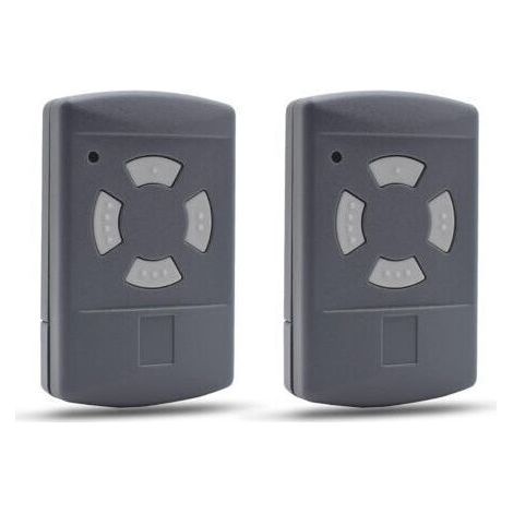 Télécommande Compatible pour Porte de Garage HORMANN 40,685MHz HSE2 HSM4 HSM2 HSE4 HS2 HS4 Bouton Gris (Lot de 2) (1/5)