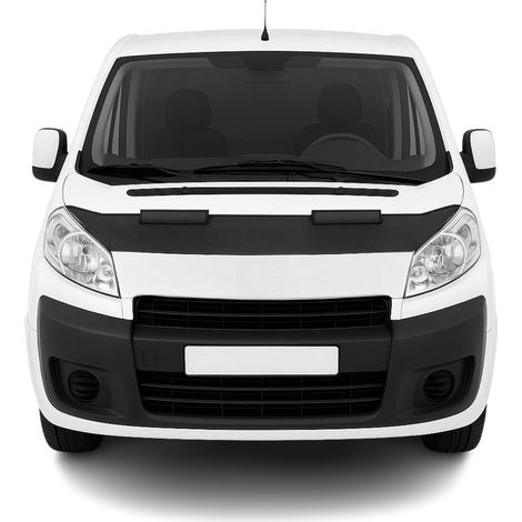 Protège Capot compatible avec Peugeot Expert 2007 à 2016, Bra de Capot Protection, Noir