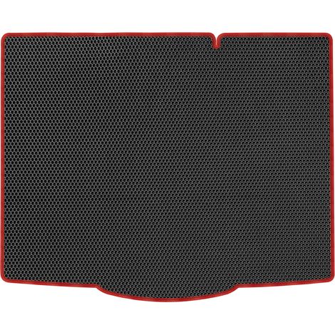 Alfombrilla de maletero de EVA para Ford Focus IV Hatchback a partir de 2018, revestimiento tipo panal - NEGRO (1/5)
