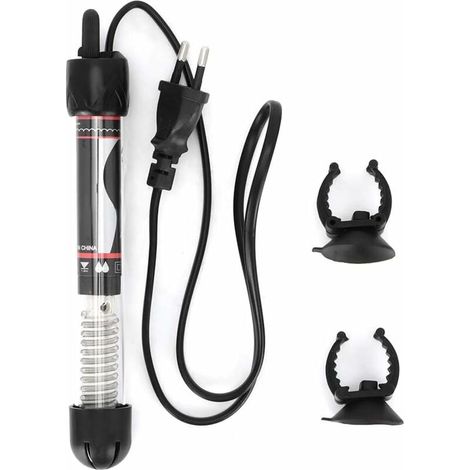 Réchauffeur d'aquarium,100W Mini Tige chauffante Submersible d'aquarium ABS Aquarium thermostatique réglable Tige de Chauffe-Eau Prise EU 220-240V(Prise UE 100W)-LIAIKI (1/5)