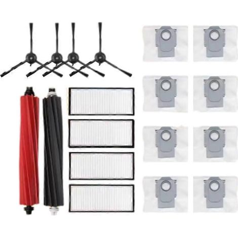 Pour Roborock Q5 Pro, Q5 Pro+, Q5 Max+, Q5 DuoRoller+ aspirateur brosse principale et latérale filtre sacs à poussière (1/5)