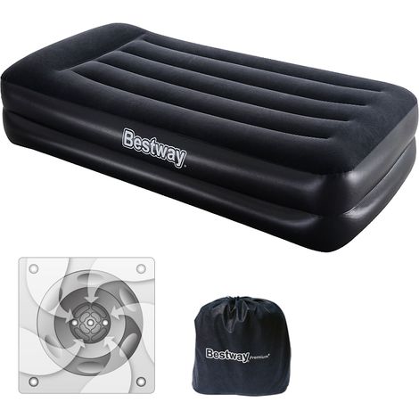 Bestway Velours Luftbett mit eingebauter Pumpe 191x97x46cm (1/5)
