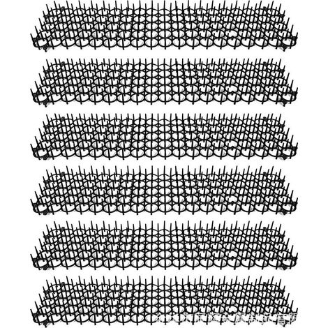Tapis de chat avec pointes, tapis de dissuasion humain pour chats et chiens, réseau anti-chats, bande de picotement, filet de protection pour extérieur, jardin, ferme(8 PCS ) (1/5)