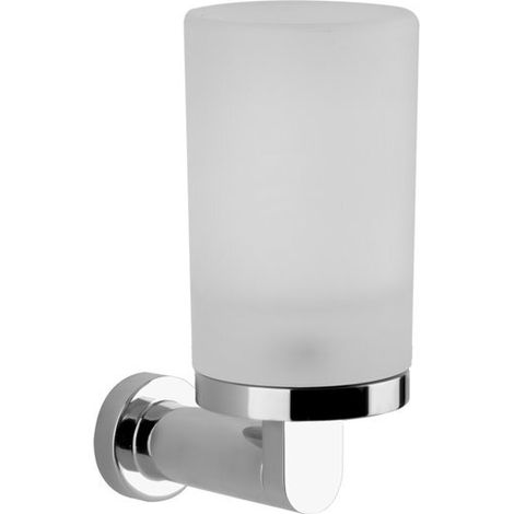 Gessi Emporio porte-verre pour montage mural, verre satiné,