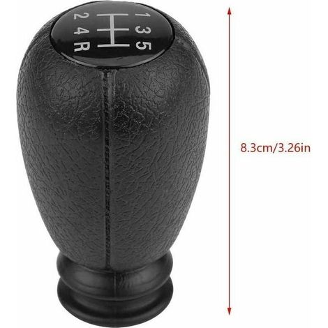 Pommeau de levier de vitesse 5 vitesses compatible avec Citroën 207, Saxo, Xsara, Xantia et C2 (1/4)