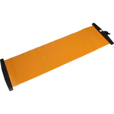 Rutschfeste Gleitmatte und Schuhüberzug für Gleichgewichts- und Fitnessübungen, ideal zum Skifahren und Schlittschuhlaufen (orange). (1/5)
