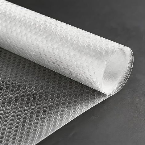 Tapis pour tiroirs film d'armoire pour tiroirs étagères placards réfrigérateurs transparent 30 x 500 cm (1/4)
