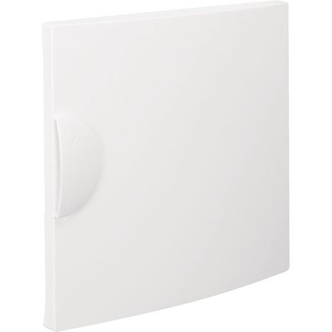Weiße undurchsichtige Tür Gamma+ für Gamma 18 Gehäuse, 1 Reihe 18 TE - HAGER - GP118P (1/2)
