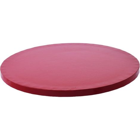 Runder, dicker, roter Kuchenboden, 25 x 1,2 cm