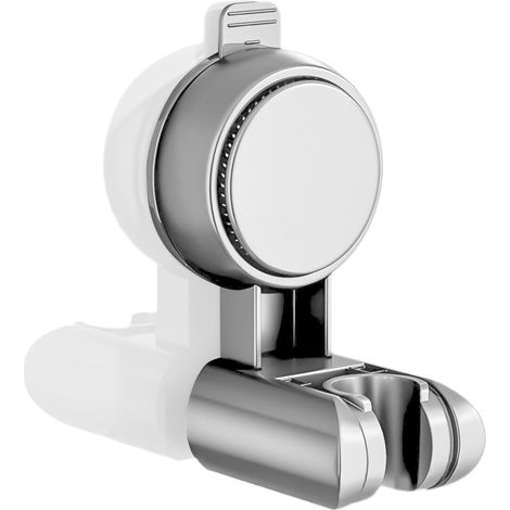 Soporte para cabezal de ducha con ventosa sin necesidad de taladrar, desmontable, de mano, para barra de pared, ideal para caravanas, apartamentos, gimnasios, bañeras, adultos, niños y mascotas (paque (1/5)