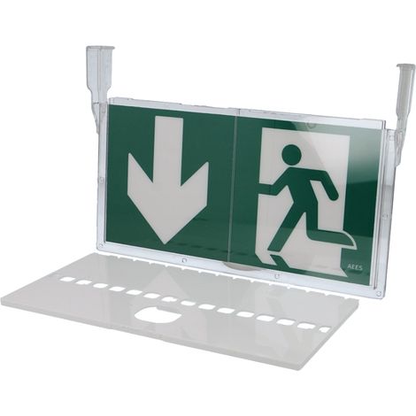 Support plaque verticale "drapeau" pour BAES Lumio