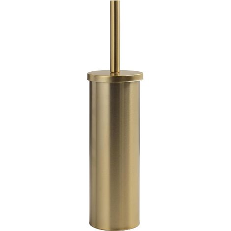 Mattgoldene WC-Bürste – 1 Stück – Edelstahl – Elegantes und hygienisches Design – Für moderne Badezimmer – Mattgold (1/3)